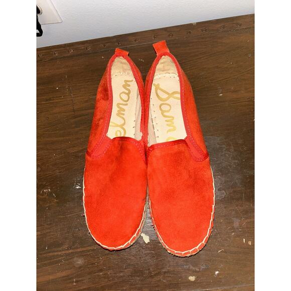 Sam Edelman Carrin Suede Espedrille Putty Size 7 EUC chic - Picture 1 of 4